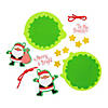 Santa & Stars Christmas Ornament Craft Kit - Makes 12 Image 1