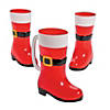 Santa Boot Plastic Mugs - 12 Ct. Image 1