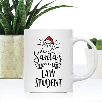 Santa Claus Favorite Law Student Mug Image 1