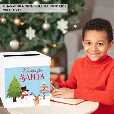 Santa Letter Box Snowman &amp; Reindeer Image 1