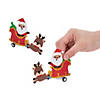 Santa Pull-Back Toy Craft Kit - Makes 12 Image 1