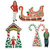 Santa&#8217;s Workshop Christmas Party Decorating Kit - 3 Pc. Image 1