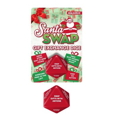 Santa Swap 8-Sided Mini Dice Rolling Game Image 1