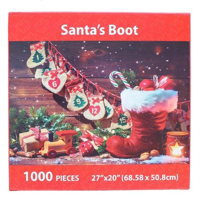 Santas Boot 1000 Piece Jigsaw Puzzle Image 1