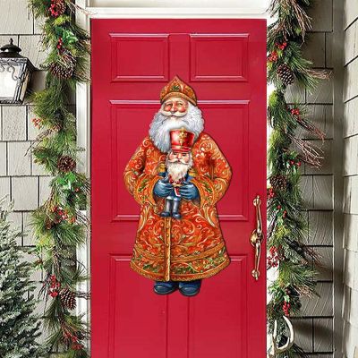 Santa's Holiday Nutcracker Holiday Door Decor by G. Debrekht Image 1