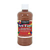Sargent Art&#174; Art-Time&#174; Washable Tempera Paint, 16 oz, Brown, Pack of 12 Image 1
