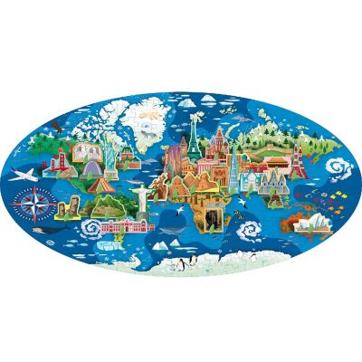 Sassi: Travel, Learn &amp; Explore - Monuments Puzzle, 32pg Facts Book &amp; Poster Image 1