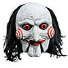 Saw&#8482; Billy the Puppet with Moving Mouth Overhead Mask - One Size Image 1