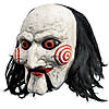 Saw&#8482; Billy the Puppet with Moving Mouth Overhead Mask - One Size Image 1