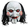 Saw&#8482; Billy the Puppet with Moving Mouth Overhead Mask - One Size Image 3