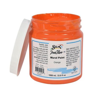 Sax Acrylic Mural Paint, 33.8 Ounces, Orange Image 1