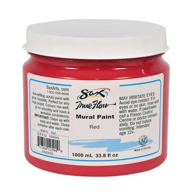 Sax Acrylic Mural Paint, 33.8 Ounces, Red Image 1