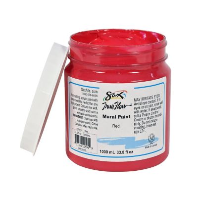Sax Acrylic Mural Paint, 33.8 Ounces, Red Image 1