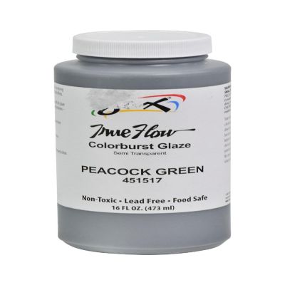 Sax True Flow Colorburst Glaze, Peacock Green, 1 Pint Image 2