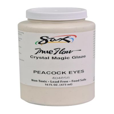 Sax True Flow Crystal Magic Glaze, Peacock Eye, 1 Pint Image 1
