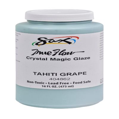 Sax True Flow Crystal Magic Glaze, Tahiti Grape, 1 Pint Image 1