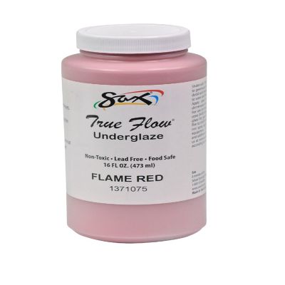 Sax True Flow Underglaze, Flame Red, 1 Pint Image 2