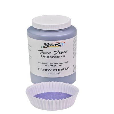 Sax True Flow Underglaze, Pansy Purple, 1 Pint Image 2