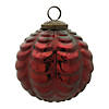 Scalloped Glass Ball Ornament (Set Of 12) 3"D, 4"D Image 1