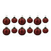 Scalloped Glass Ball Ornament (Set Of 12) 3"D, 4"D Image 3