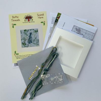 Scandi Hare Kit XMAS61 Bothy Threads Counted Cross Stitch Kit Image 2