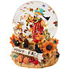 Scarecrow Happy Fall Harvest Snow Globe - 5.5&quot; Image 3