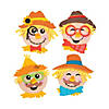 Scarecrow Head Magnet Craft Kit - Makes 12 Image 1