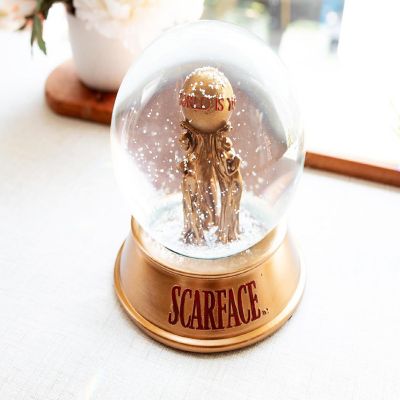 Scarface "The World Is Yours" Snow Globe  6 Inches Tall Image 3