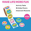 Scented Foodimals Sticker Roll - 100 Pc. Image 1
