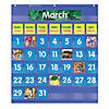 Scholastic Teacher Resources Monthly Calendar Pocket Chart, 61 Pieces Image 1
