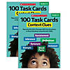 Scholastic Teaching Solutions 100 Task Cards: Context Clues Activity Book, Pack of 2 Image 1