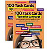 Scholastic Teaching Solutions 100 Task Cards: Figurative Language Activity Book, Pack of 2 Image 1
