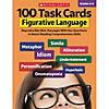 Scholastic Teaching Solutions 100 Task Cards: Figurative Language Activity Book, Pack of 2 Image 1