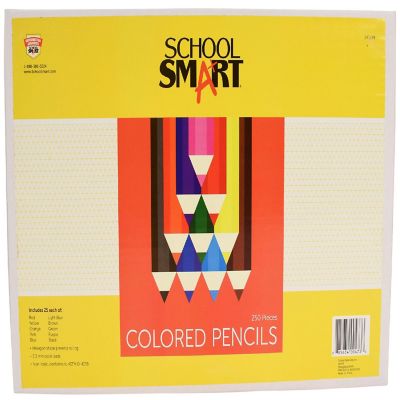 School Smart Colored Pencils, Assorted Colors, Pack of 250 Image 3