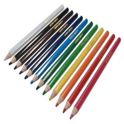 School Smart Colored Pencils Classroom Pack, 12- Assorted Colors, Pack of 480 Image 2