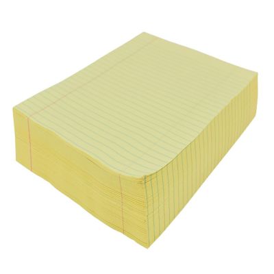 School Smart Composition Paper, 8-1/2 x 11 Inches, Yellow, 500 Sheets Image 2
