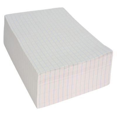 School Smart Graph Paper, 1/2 Inch Rule, 9 x 12 Inches, White, 500 Sheets Image 1
