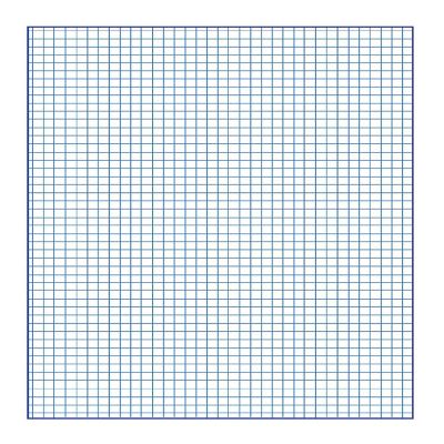 School Smart Graph Paper, 1/4 Inch Rule, 9 x 12 Inches, White, 500 Sheets Image 1