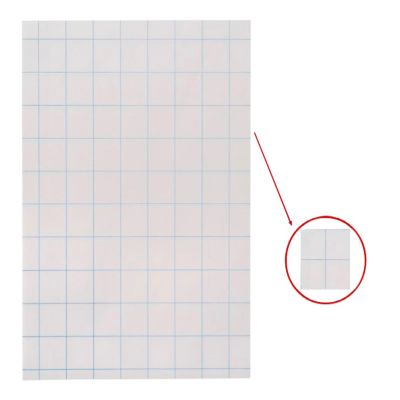 School Smart Graph Paper, 1 Inch Rule, 9 x 12 Inches, White, 500 Sheets Image 2