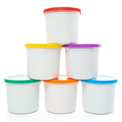 School Smart Modeling Dough, Assorted Colors, 3-1/3 Pound Buckets, Set of 6 Image 3