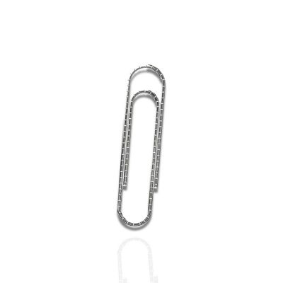 School Smart Non-Skid Paper Clips, Jumbo, 2 Inches, Steel, 10 Packs with 100 Clips Each Image 1