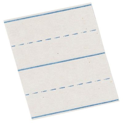 School Smart Picture Story Paper, 1 Inch Rule, 18 x 12 Inches, 500 Sheets Image 1