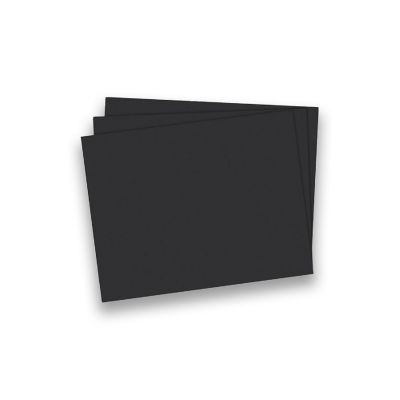 School Smart Railroad Board, 22 x 28 Inches, 4-Ply, Black, Pack of 25 Image 2