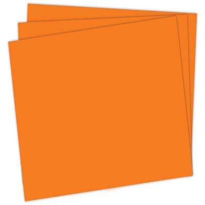 School Smart Railroad Boards, 22 x 28 Inches, 4-Ply, Orange, Pack of 25 Image 1