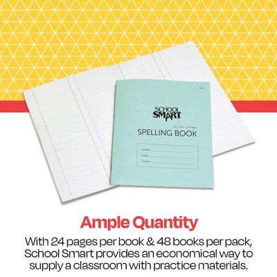 School Smart Spelling Blank Book, 5-1/2 x 8-1/2 Inches, 24 Pages, Pack of 48 Image 3