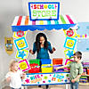 School Store &amp; Storage Tabletop Hut with Frame Kit - 12 Pc. Image 1