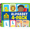 School Zone Publishing Alphabet Flash Card, 4-Pack Image 1