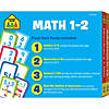 School Zone Publishing Math 1-2 Flash Card, 4-Pack Image 1