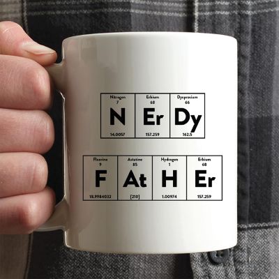 Science Periodic Table Dad Ceramic Mug Image 1