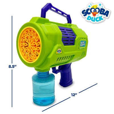 Scooba Duck Hyper Bubbles Blaster &amp;#8211; Electric Handheld, USB Charging, Outdoor Fun Image 1